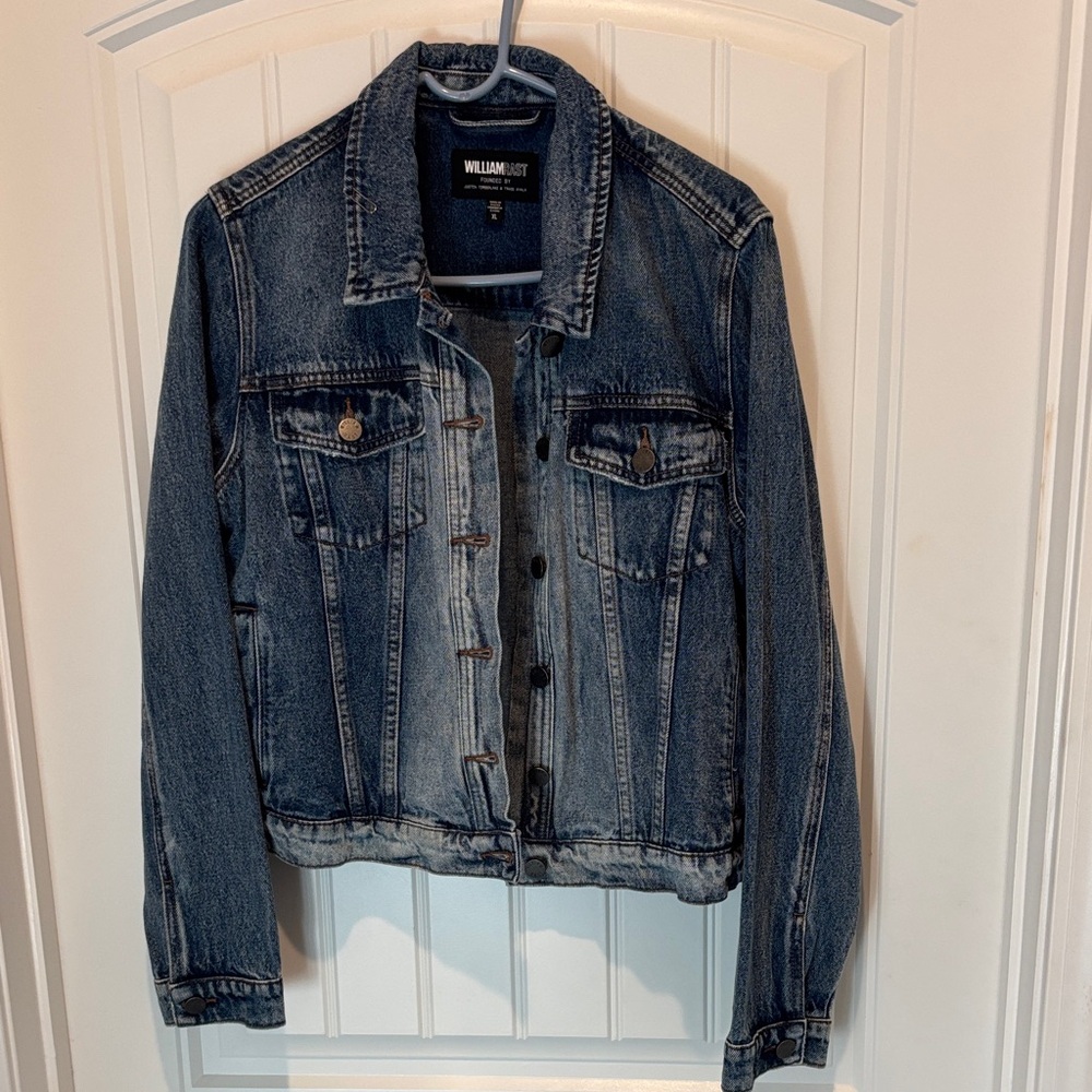 William Rast by Justin Timberlake Women’s Blue Denim Jacket, XL, Like New